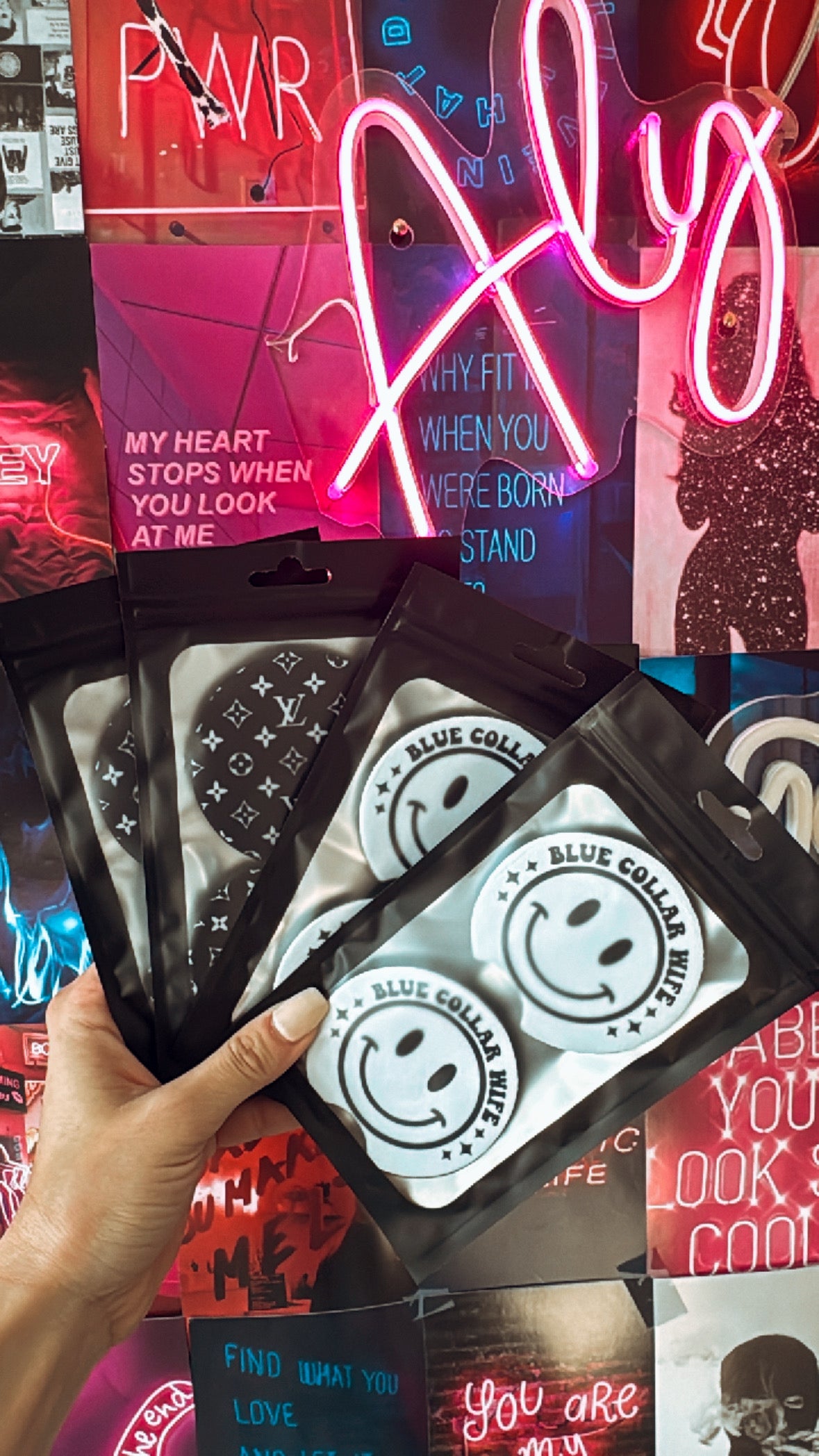 Blue Collar Wife Car Coasters