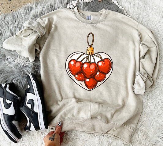 Cherries & Christmas Crewneck