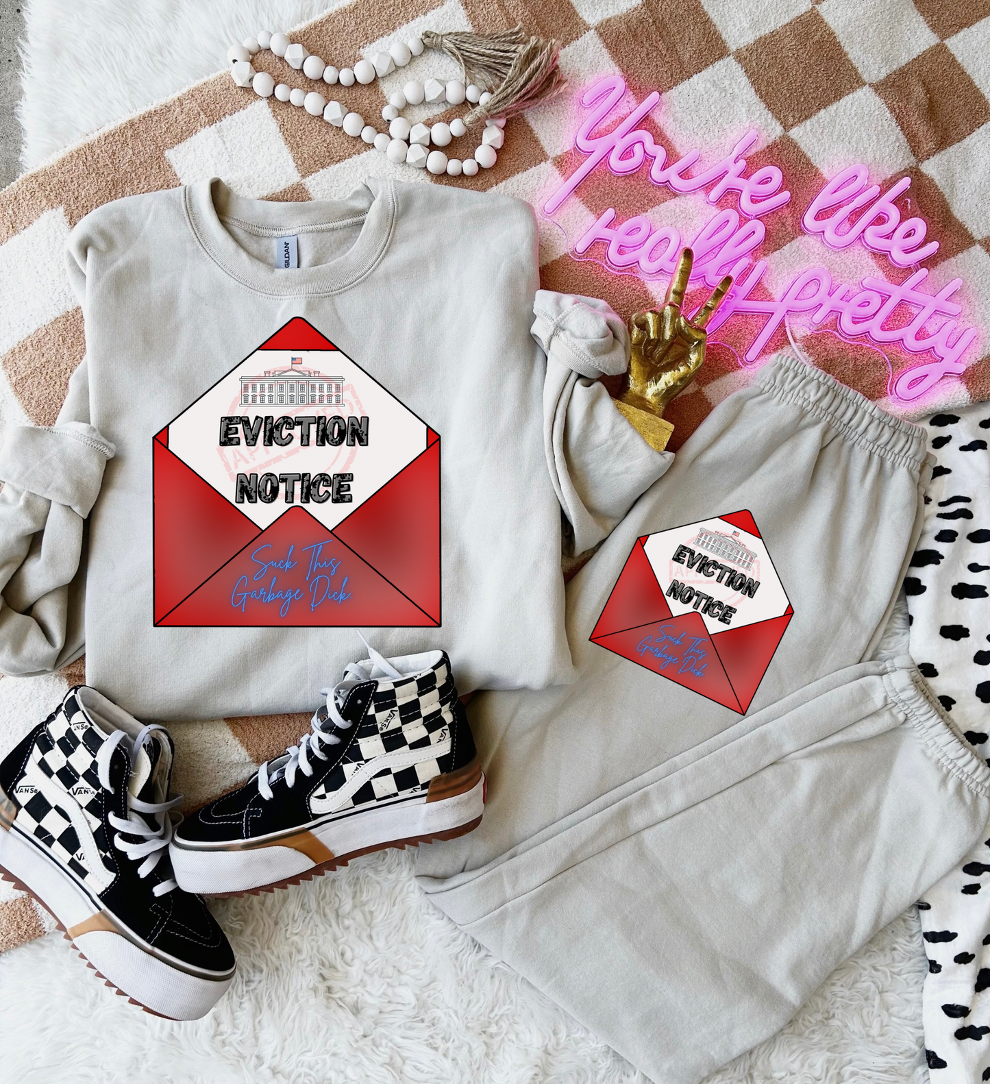 Eviction Notice Sweat Set