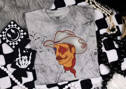 Rodeo Clown Colorblast Graphic Tee