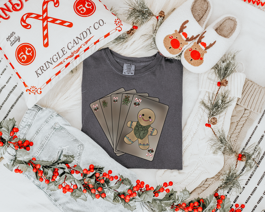 Christmas Blackjack Comfort Colors Graphic Tee