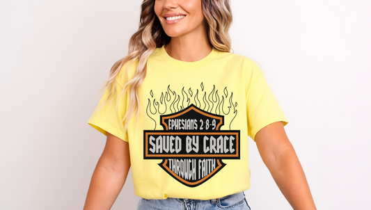 Saved By Grace Graphic Tee