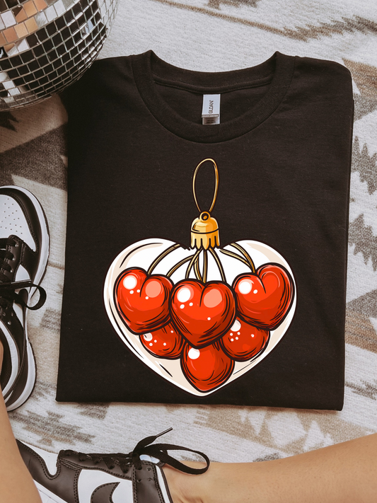 Cherry Heart Graphic Tee