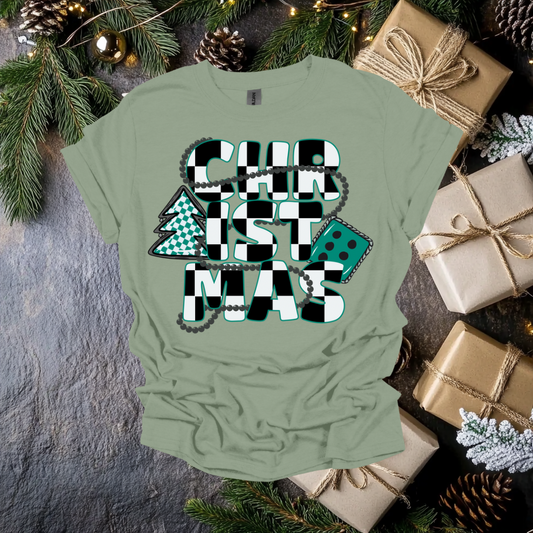 Grunge Christmas Graphic Tee