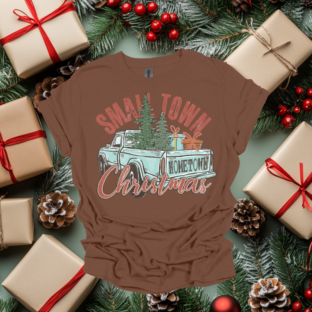 Small Town Christmas Graphic Tee