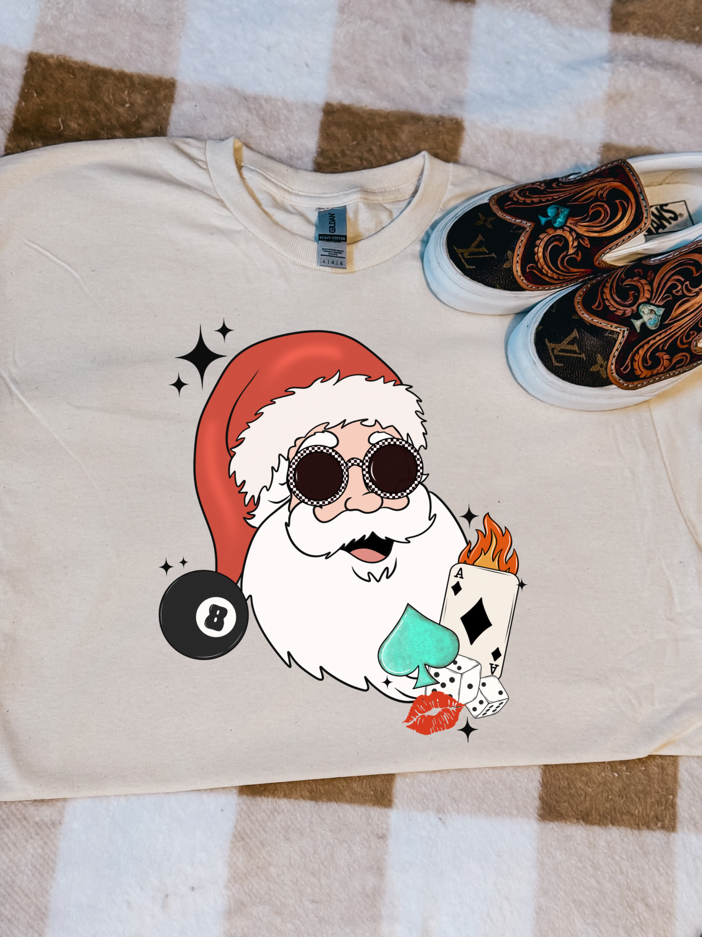 Gamblin Santa Graphic Tee