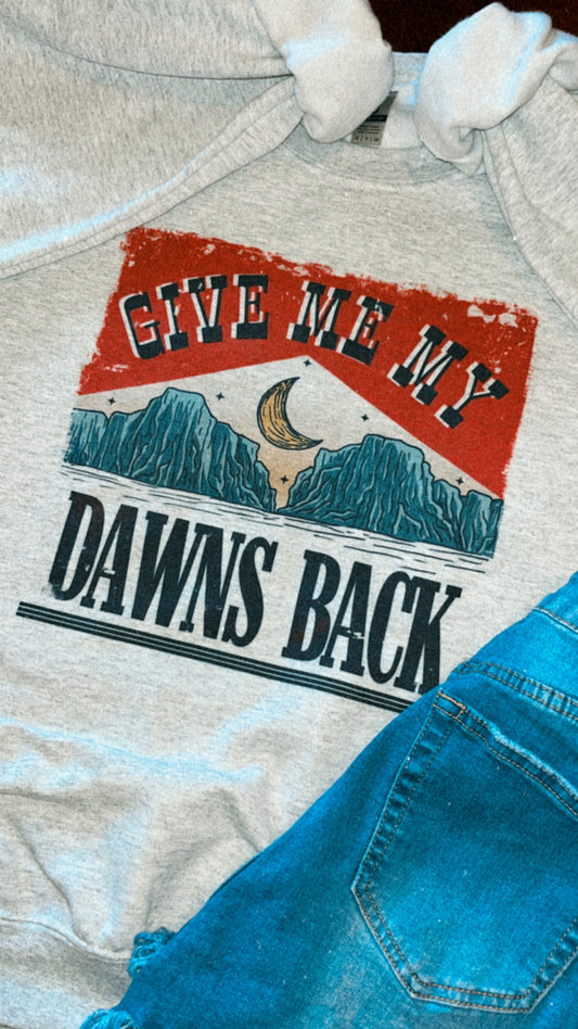 Dawns Back Crewneck