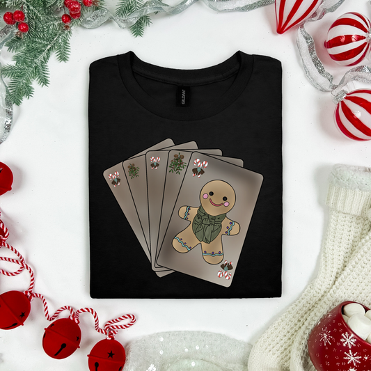 Christmas Blackjack Graphic Tee