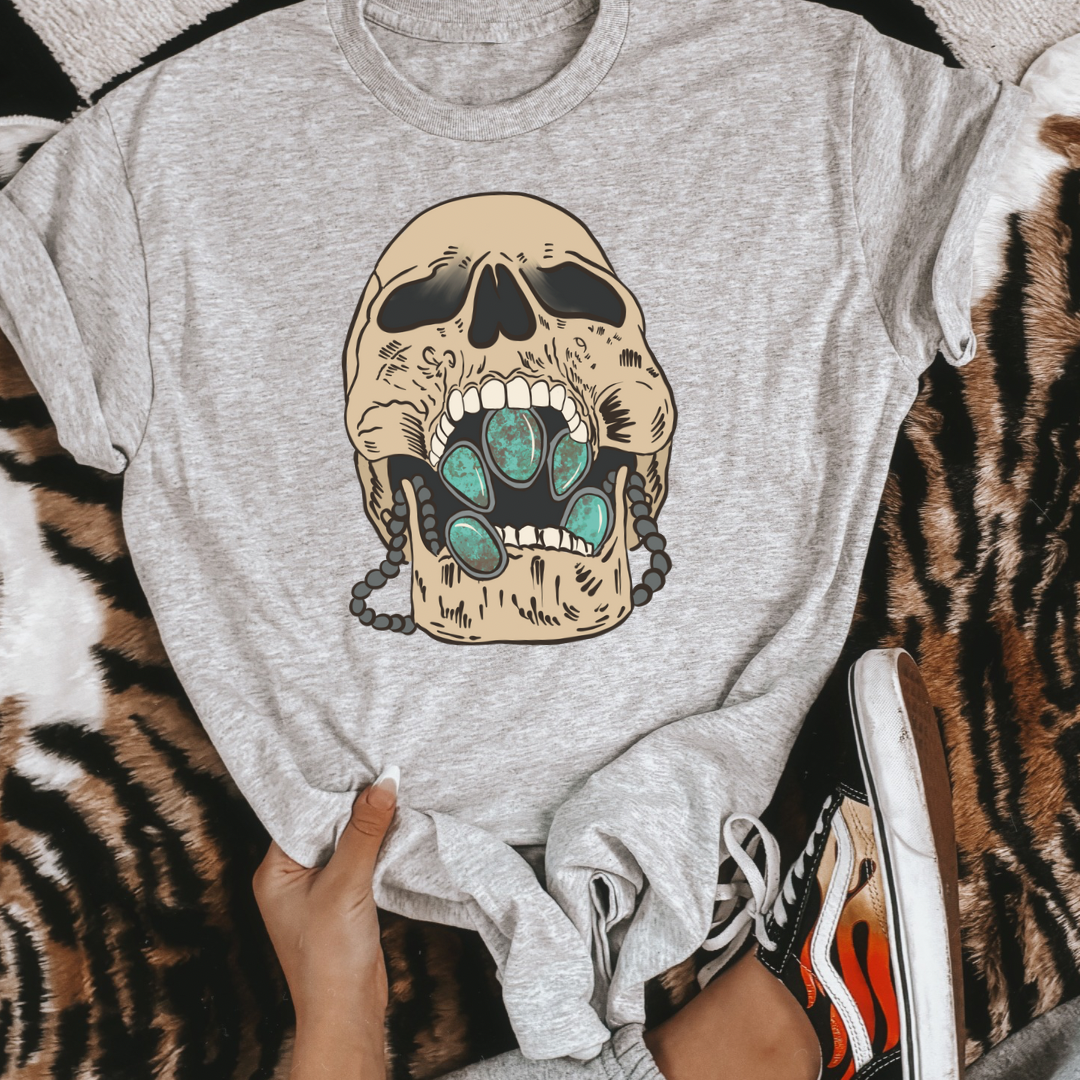 Turquoise skull