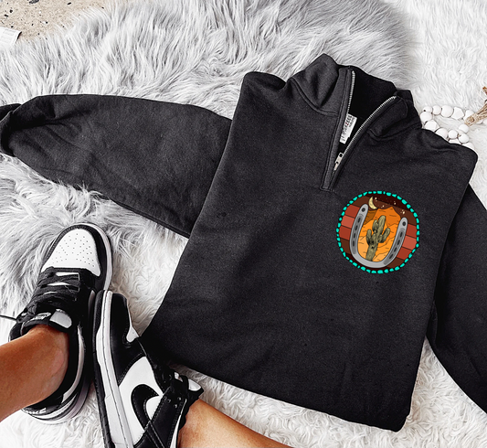 Horseshoe Sunrise Quarter Zip