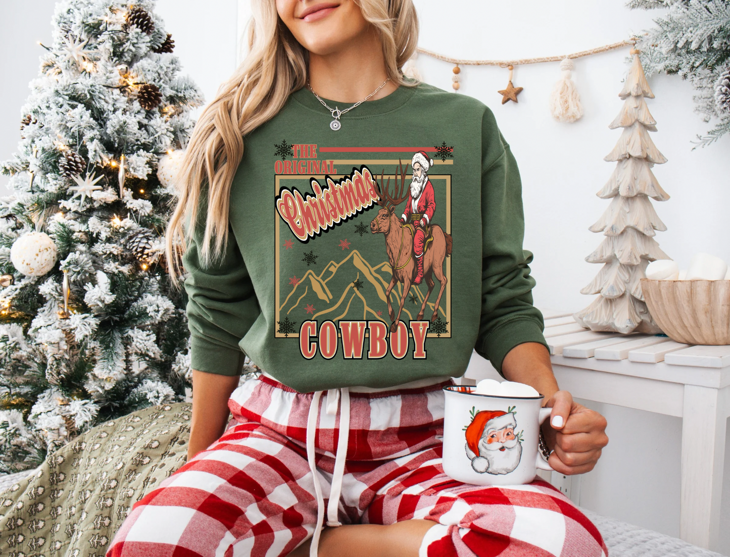 The Original Christmas Cowboy Crewneck