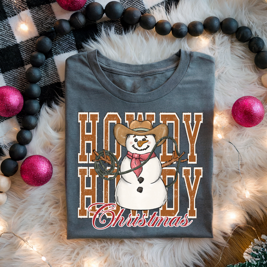 Western Snowman Graphic Tee