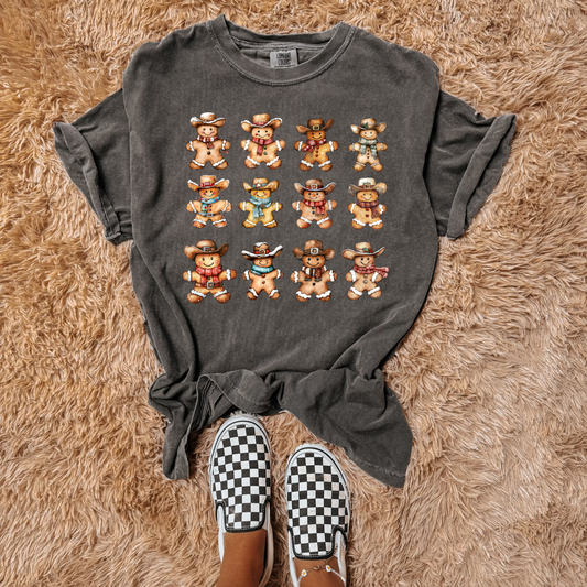 Gingerbread Collage Comfort Colors Graphic Tee