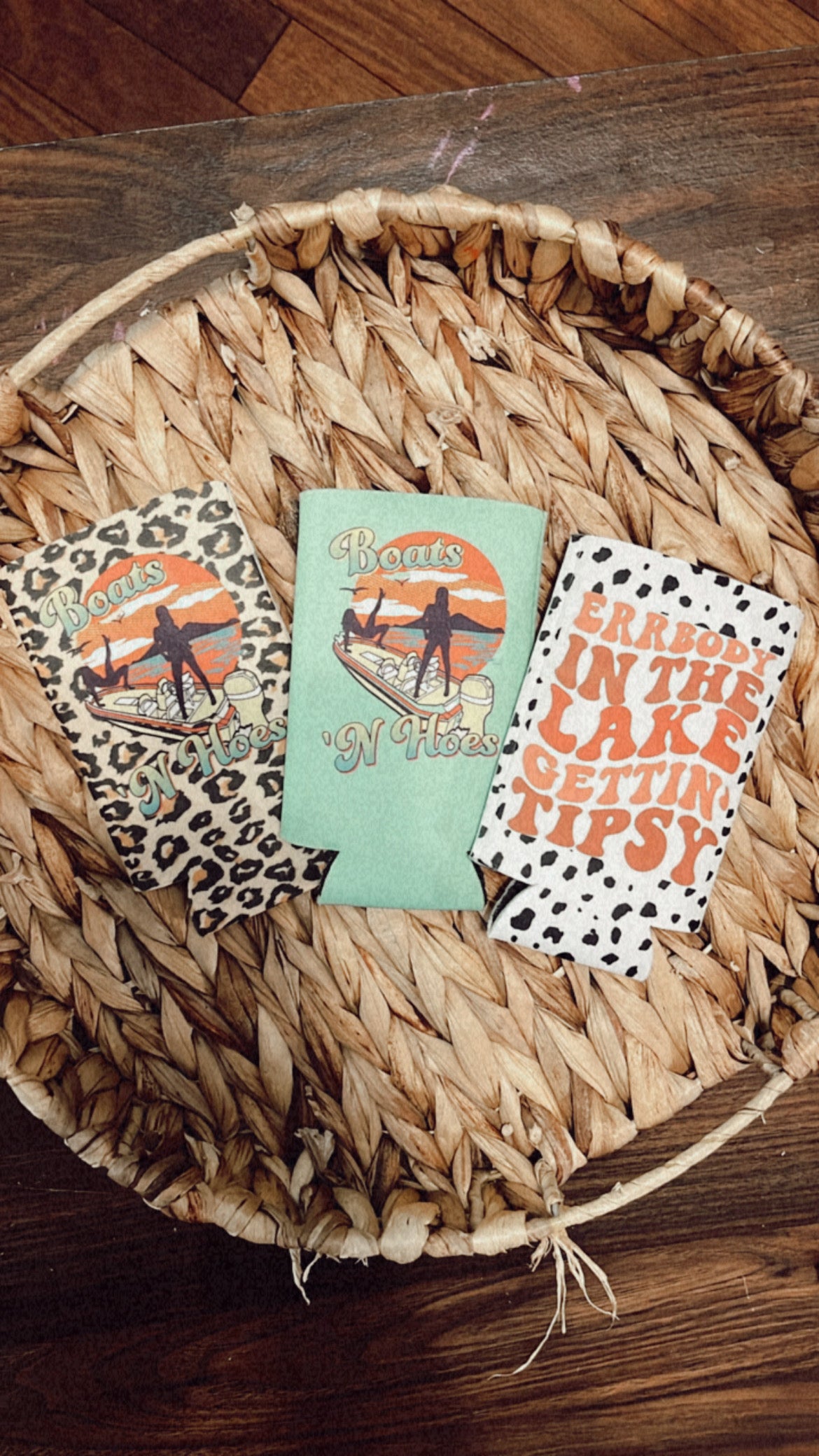 Cheetah Boats & Hoes Drink Sleeve