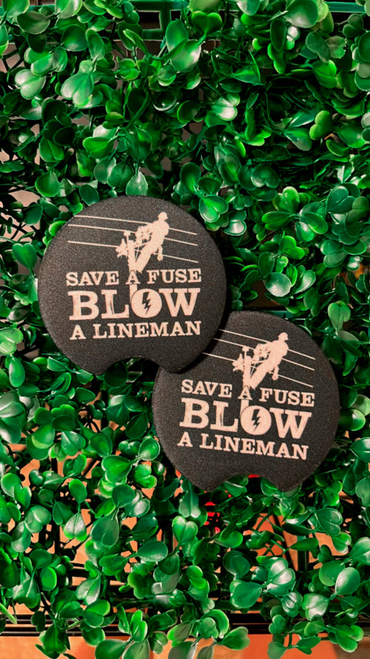 Lineman Car Coasters