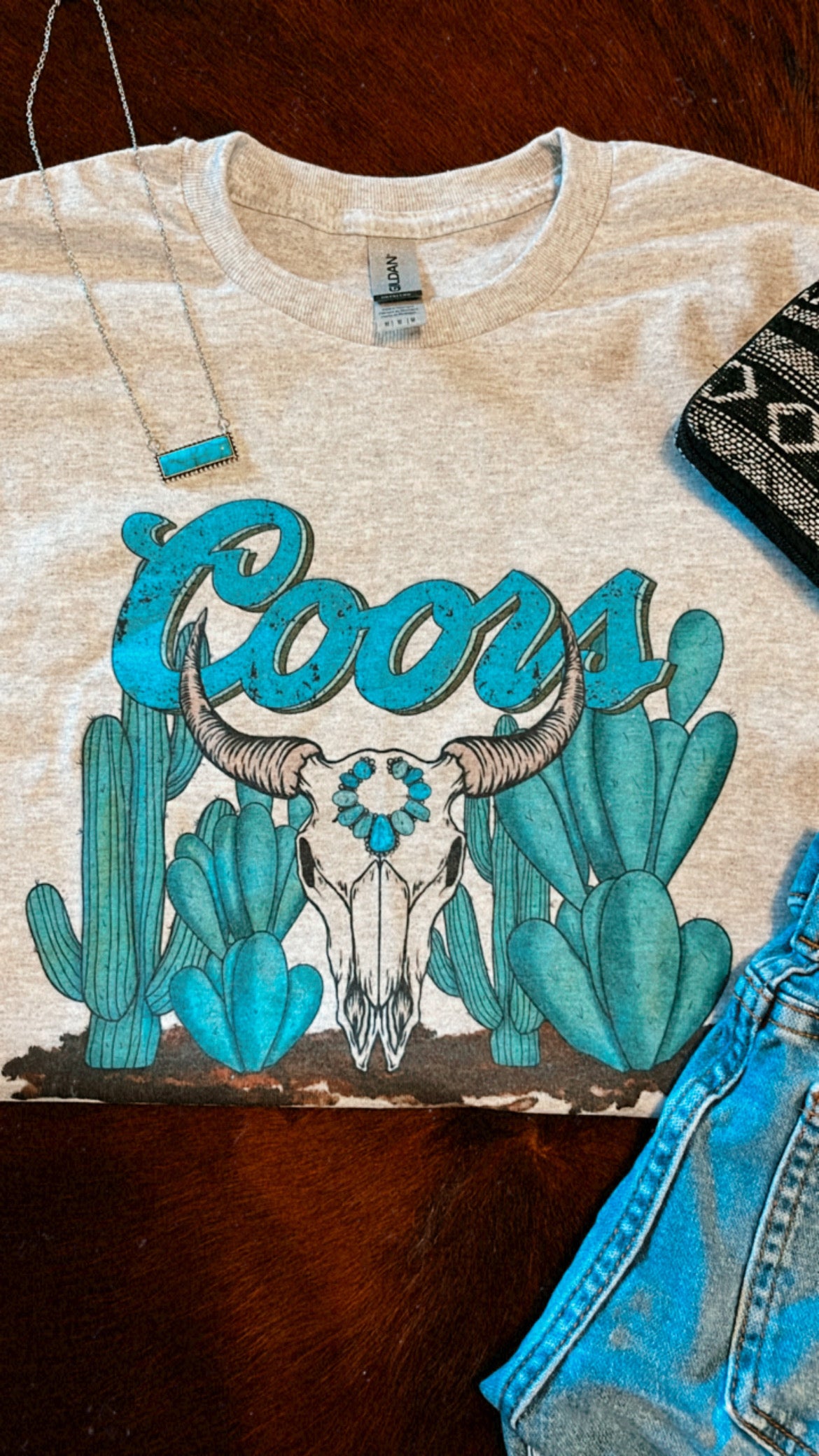 Turquoise Coors Shirt