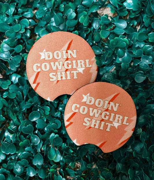 Doin’ Cowgirl Shit Coasters